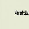 私营业主（关于私营业主介绍）