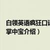 白领英语疯狂口语词汇掌中宝（关于白领英语疯狂口语词汇掌中宝介绍）