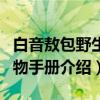 白音敖包野生动物手册（关于白音敖包野生动物手册介绍）