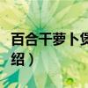 百合干萝卜煲牛腩（关于百合干萝卜煲牛腩介绍）