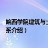 皖西学院建筑与土木工程系（关于皖西学院建筑与土木工程系介绍）