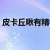 皮卡丘啾有精神（关于皮卡丘啾有精神介绍）