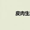 皮肉生涯（关于皮肉生涯介绍）