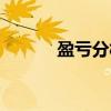 盈亏分析（关于盈亏分析介绍）