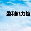 盈利能力控制（关于盈利能力控制介绍）