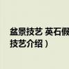 盆景技艺 英石假山盆景技艺(关于盆景技艺 英石假山盆景技艺介绍) 盆景技艺 英石假山盆景技艺(关于盆景技艺 英石假山盆景技艺介绍)