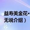 益寿美金花·无言无说（关于益寿美金花·无言无说介绍）