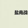 盐南战役（关于盐南战役介绍）