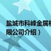 盐城市科峰金属材料有限公司（关于盐城市科峰金属材料有限公司介绍）