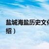 盐城海盐历史文化风貌区（关于盐城海盐历史文化风貌区介绍）