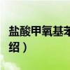 盐酸甲氧基苯丙胺（关于盐酸甲氧基苯丙胺介绍）