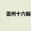 盖州十六偏将（关于盖州十六偏将介绍）