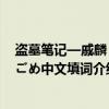 盗墓笔记—戚麟 かごめ中文填词（关于盗墓笔记—戚麟 かごめ中文填词介绍）