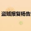 盗贼报复杨告案（关于盗贼报复杨告案介绍）