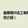 盘锦恒兴化工有限责任公司（关于盘锦恒兴化工有限责任公司介绍）