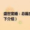 盛世宠婚：总裁在上我在下（关于盛世宠婚：总裁在上我在下介绍）