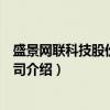 盛景网联科技股份有限公司（关于盛景网联科技股份有限公司介绍）