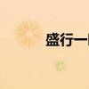 盛行一时（关于盛行一时介绍）