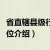 省直辖县级行政单位（关于省直辖县级行政单位介绍）
