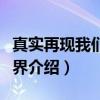 真实再现我们的世界（关于真实再现我们的世界介绍）
