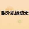 眼外肌运动无力（关于眼外肌运动无力介绍）