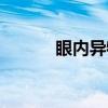 眼内异物（关于眼内异物介绍）