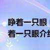 睁着一只眼 闭着一只眼（关于睁着一只眼 闭着一只眼介绍）