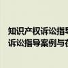 知识产权诉讼指导案例与在先案例应用指南（关于知识产权诉讼指导案例与在先案例应用指南介绍）