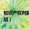 知识产权判解研究（关于知识产权判解研究介绍）