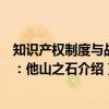知识产权制度与战略:他山之石(关于知识产权制度与战略:他山之石介绍) 知识产权制度与战略:他山之石(关于知识产权制度与战略:他山之石介绍)