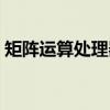 矩阵运算处理器（关于矩阵运算处理器介绍）