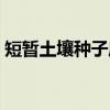 短暂土壤种子库（关于短暂土壤种子库介绍）