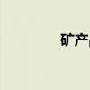 矿产品（关于矿产品介绍）