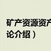矿产资源资产会计论（关于矿产资源资产会计论介绍）