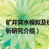 矿井突水模拟及机理分析研究（关于矿井突水模拟及机理分析研究介绍）