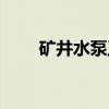 矿井水泵工（关于矿井水泵工介绍）