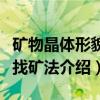 矿物晶体形貌学找矿法（关于矿物晶体形貌学找矿法介绍）