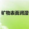 矿物表面润湿性（关于矿物表面润湿性介绍）