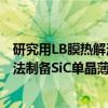 研究用LB膜热解法制备SiC单晶薄膜（关于研究用LB膜热解法制备SiC单晶薄膜介绍）