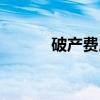 破产费用（关于破产费用介绍）