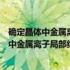 确定晶体中金属离子局部结构的谱学新方法(关于确定晶体中金属离子局部结构的谱学新方法介绍) 确定晶体中金属离子局部结构的谱学新方法(关于确定晶体中金属离子局部结构的谱学新方法介绍)