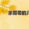 亲哥哥的儿子我应该叫什么（亲哥哥）