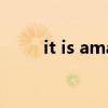 it is amazing how just a single