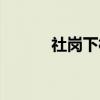 社岗下村(关于社岗下村介绍) 社岗下村(关于社岗下村介绍)