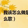 我该怎么做是什么歌曲（我该怎怎怎么做是什么歌）