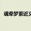 魂牵梦萦近义词是什么(魂牵梦萦近义词) 魂牵梦萦近义词是什么(魂牵梦萦近义词)