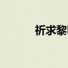 祈求黎明（关于祈求黎明介绍）