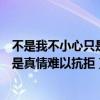 不是我不小心只是真情难以抗拒如何回复（不是我不小心只是真情难以抗拒）