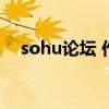 sohu论坛 作者一猫一菩提（sohu论坛）