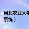 河北农业大学教务处选课系统（河北农大选课系统）